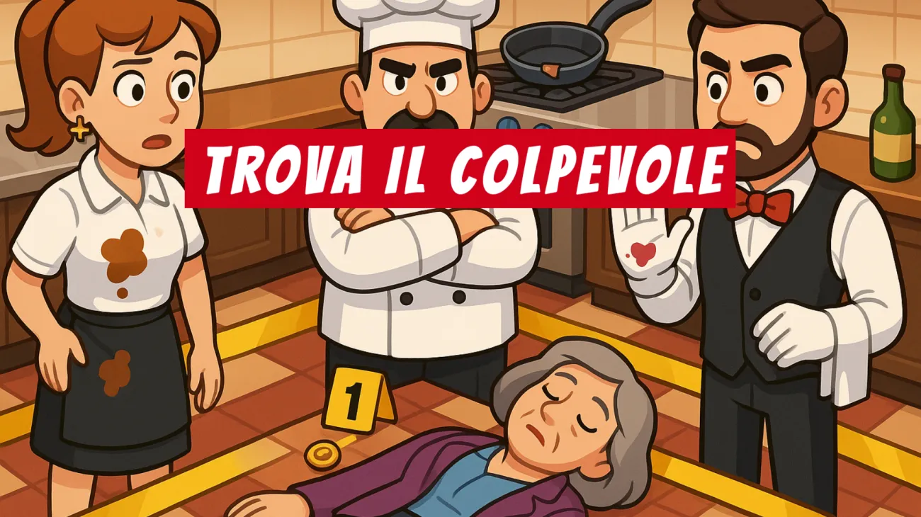 Solo il 3% Riesce a Risolverlo: Riuscirai a Svelare Chi È l’Assassino nel Delitto tra i Fornelli? Sfida Te Stesso!"