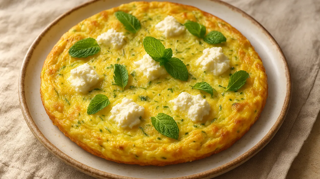 frittata zucchine ricotta"